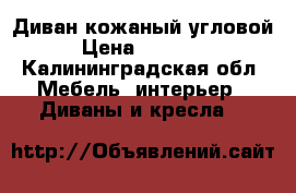 Диван кожаный угловой › Цена ­ 22 000 - Калининградская обл. Мебель, интерьер » Диваны и кресла   